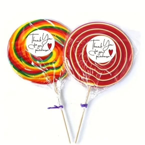 1 Roll of 500pc. Thank You For Your Purchase Stickers NIP - Picture 4 of 4